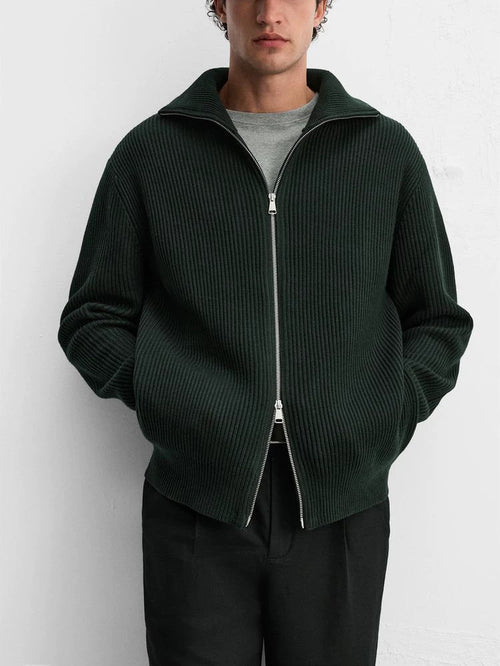 Viraler Double Zip Knit
