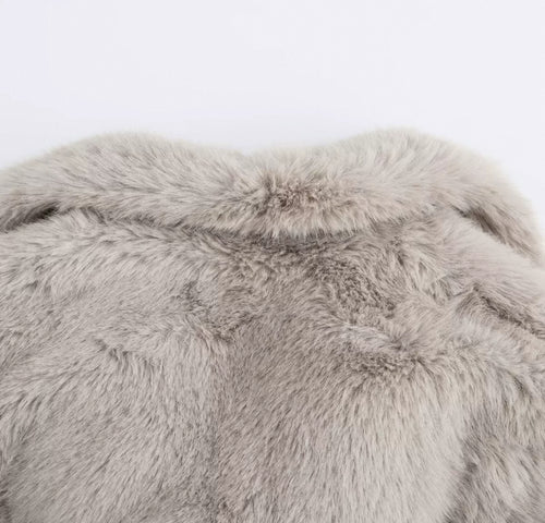 Faux Fur Coat Damen Trend
