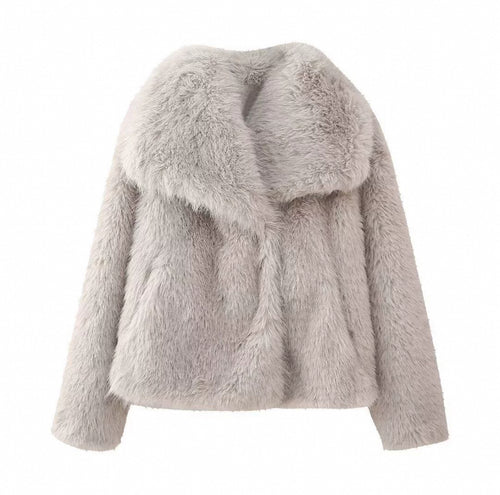 Faux Fur Coat Damen Trend