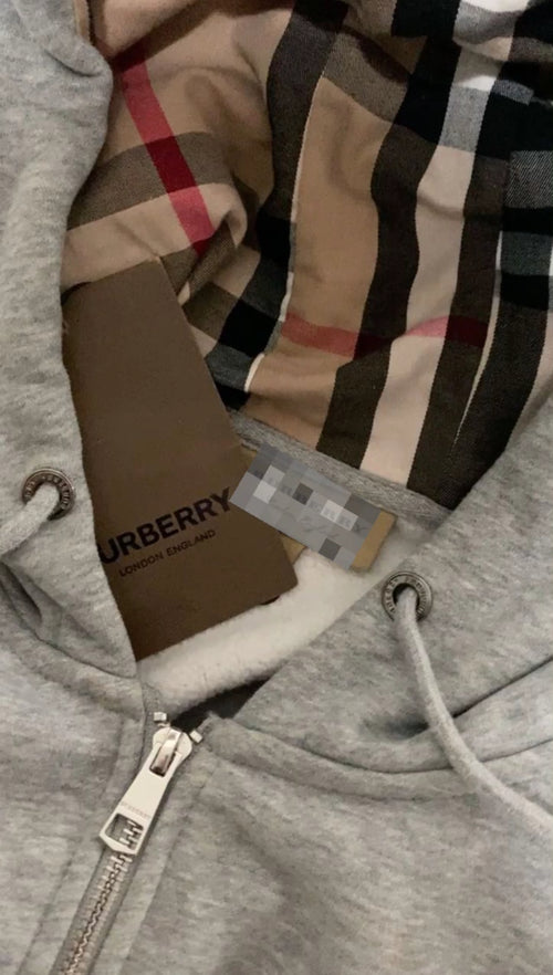 BB Zipper Grau