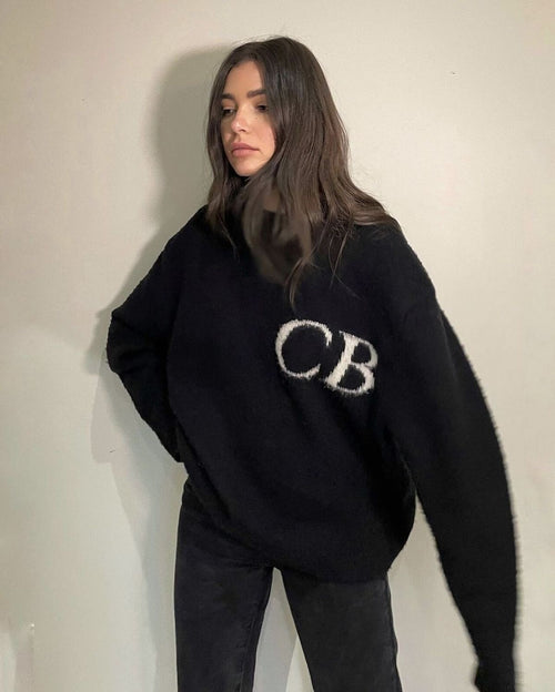 CB Sweater Schwarz-Grau