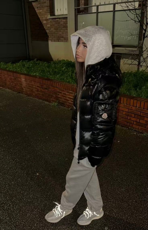 Nocta Tracksuit Schwarz + Maya Puffer Jacket